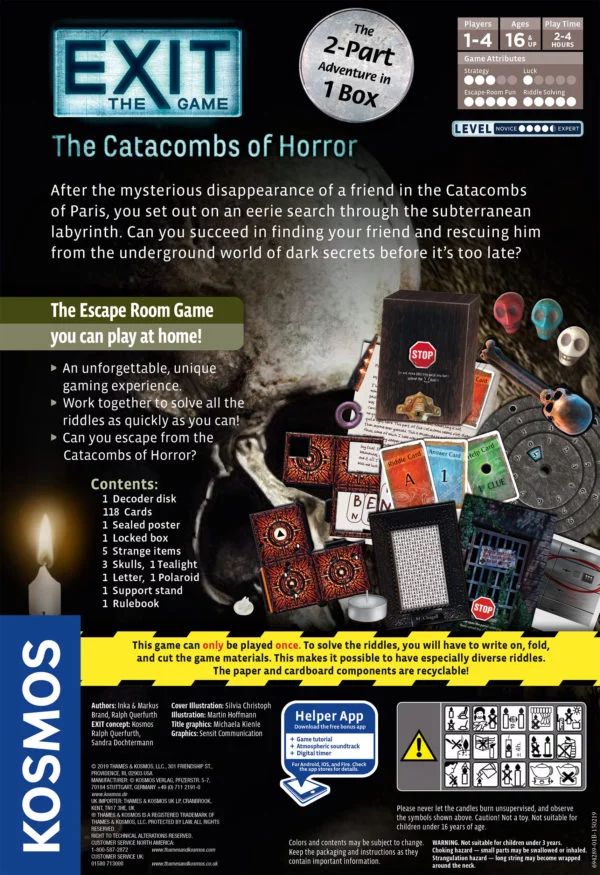 694289 EXIT: The Game - The Catacombs of Horror - Image 2