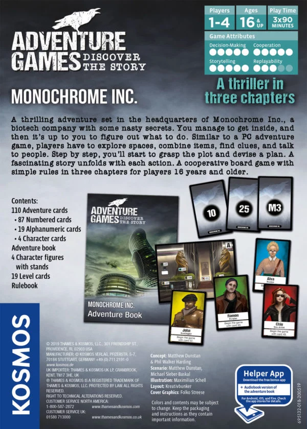 695132 Adventure Games: Monochrome Inc. - Image 2