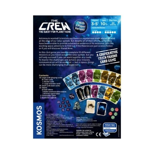 the crew planet nine back box