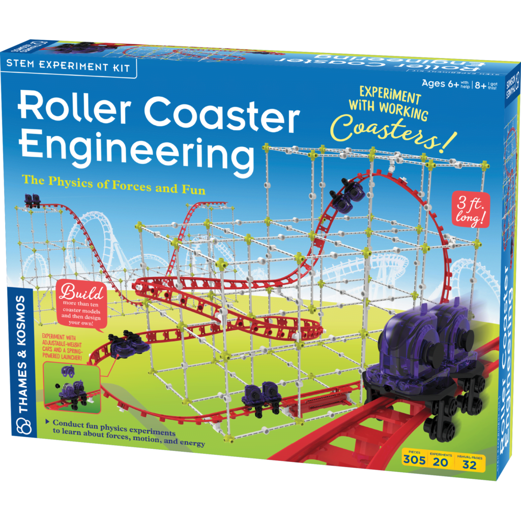 Roller coaster engineering box front