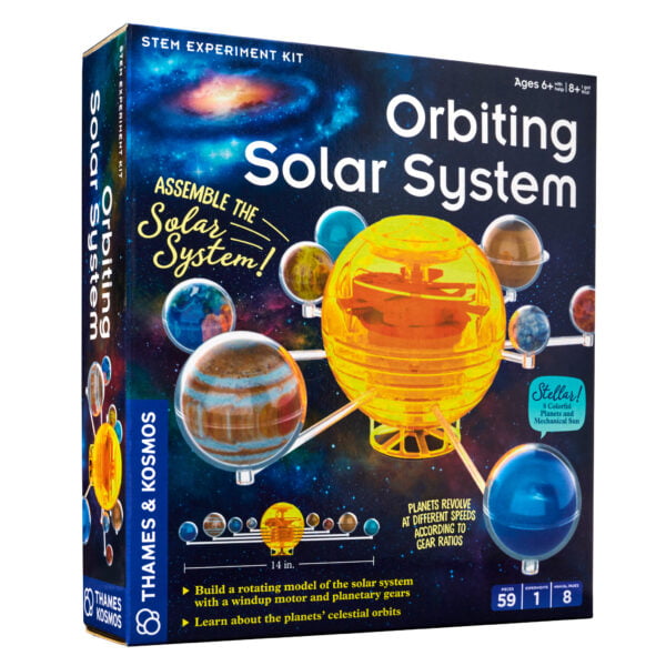 Orbiting solar system box front