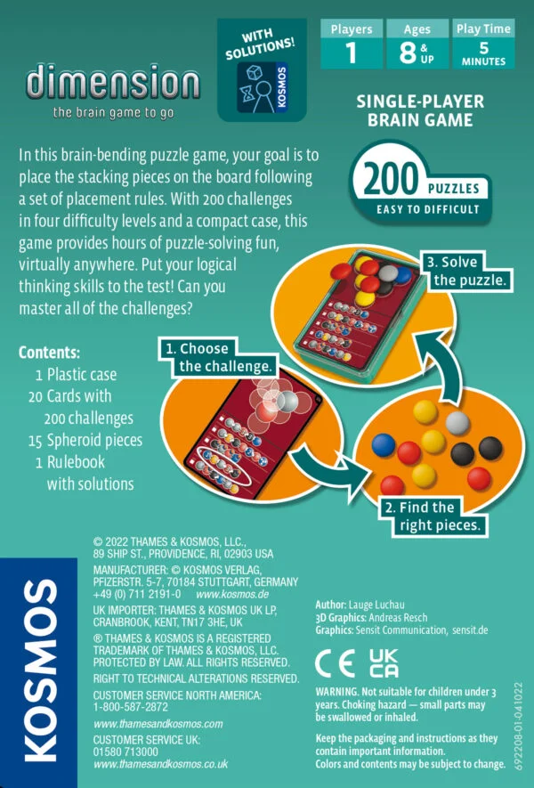 692208 Dimension:  The Brain Game to Go - Image 6