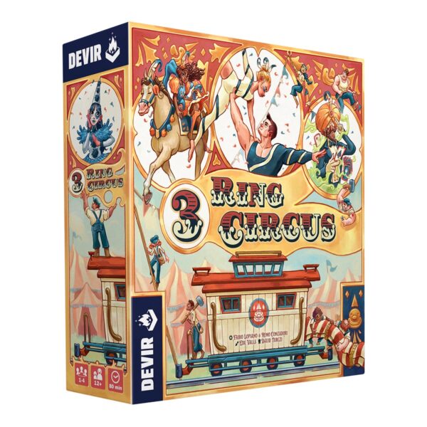 3 ring circus box front 3d