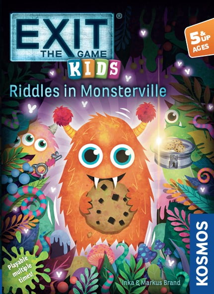 Riddles in Monsterville box front flat exit