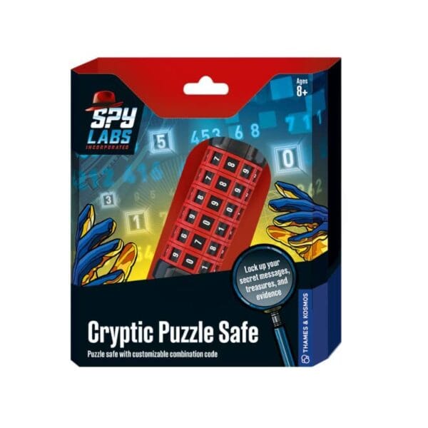 spy labs cryptic puzzle safe