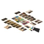 Caesar and Cleopatra card game set up