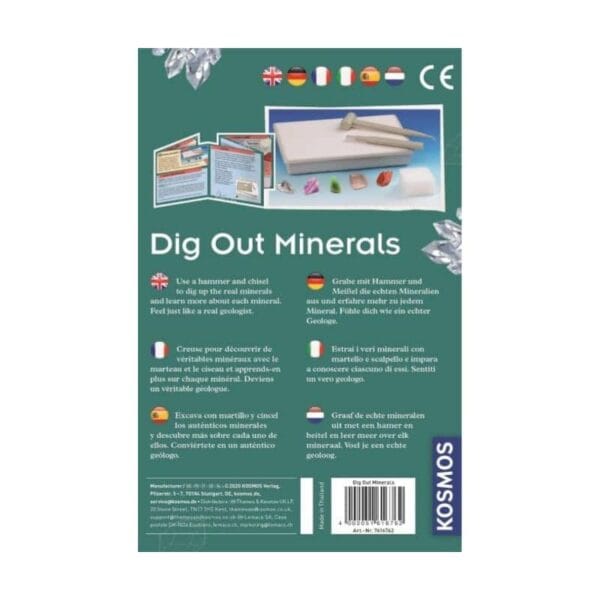 dig out minerals back