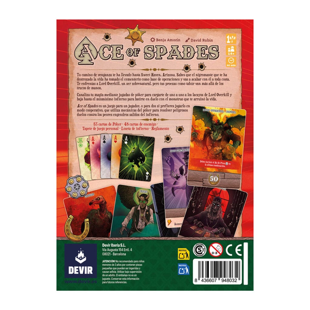 ace of spades back-backflat